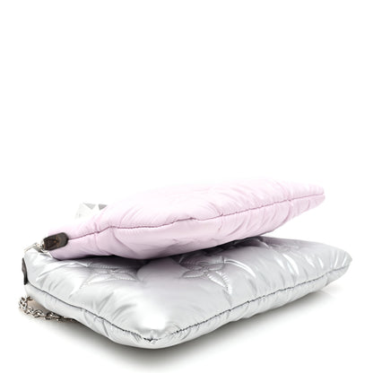 Louis Vuitton Econyl Monogram Pillow Maxi Multi Pochette Accessories Silver Pale Pink 4 of 10