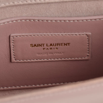 Saint Laurent Patent Small Classic Monogram Satchel Dragee 7 of 8