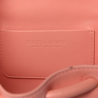 Bottega Veneta Lambskin Small Beak Triangle Flap Shoulder Bag Peachy Silver 6 of 11