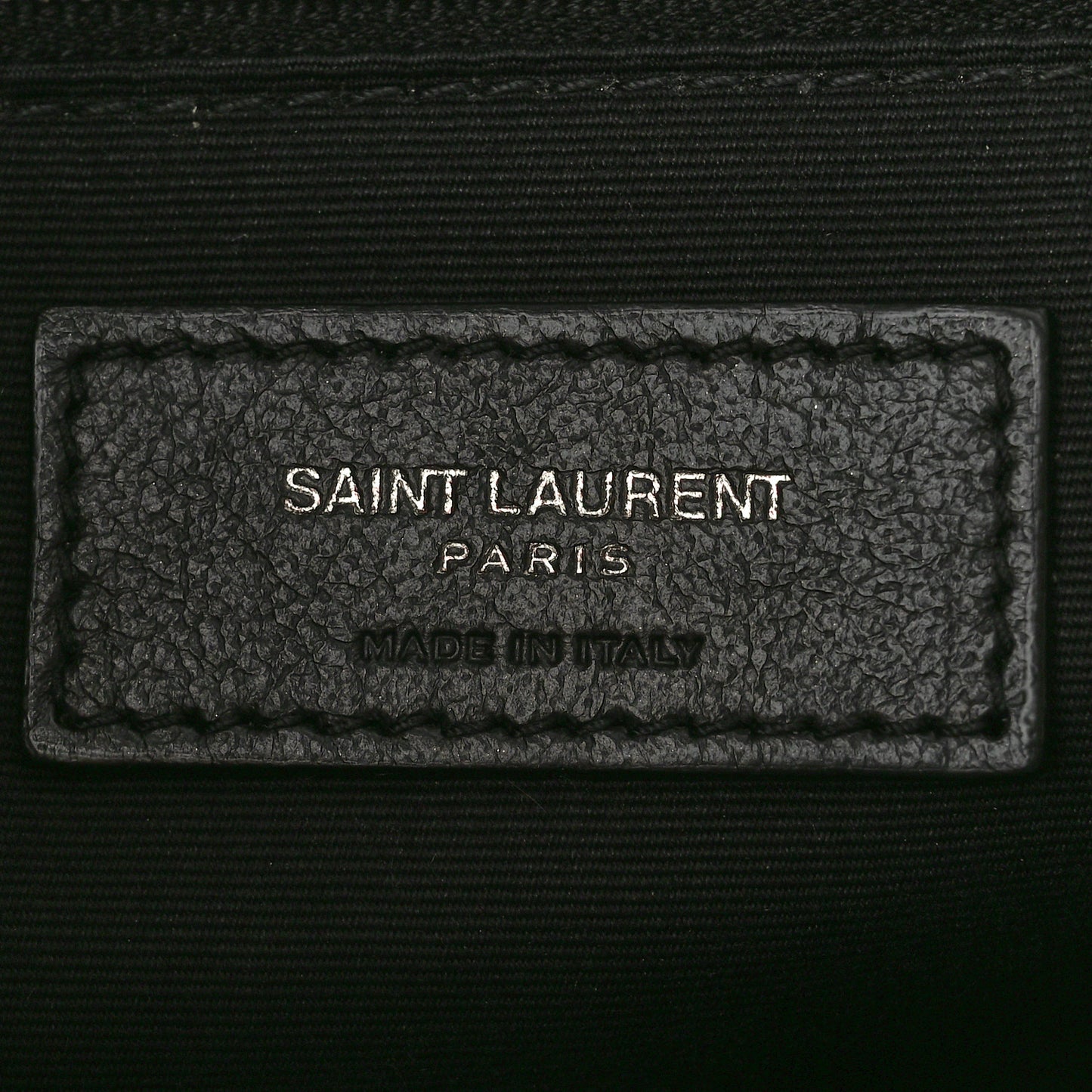 Crinkled Calfskin Matelasse Monogram Medium Niki Chain Satchel Black