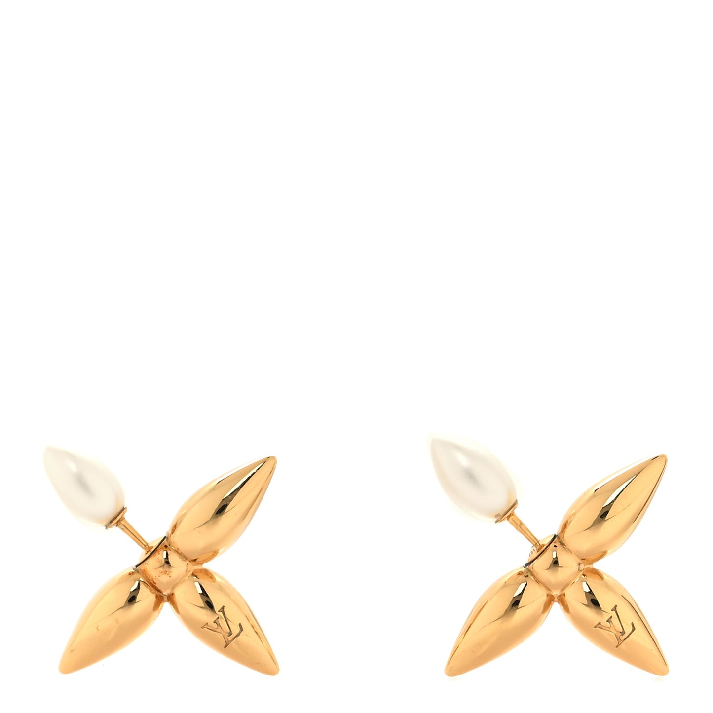 Pearl Louisette By Night Earrings Gold