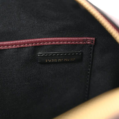 Burberry House Check Derby Calfskin Medium Alchester Bowling Bag Mahogany Red 7 of 14