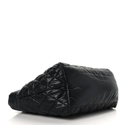 Chanel Nylon Quilted Small Coco Cocoon Tote Black 4 of 8