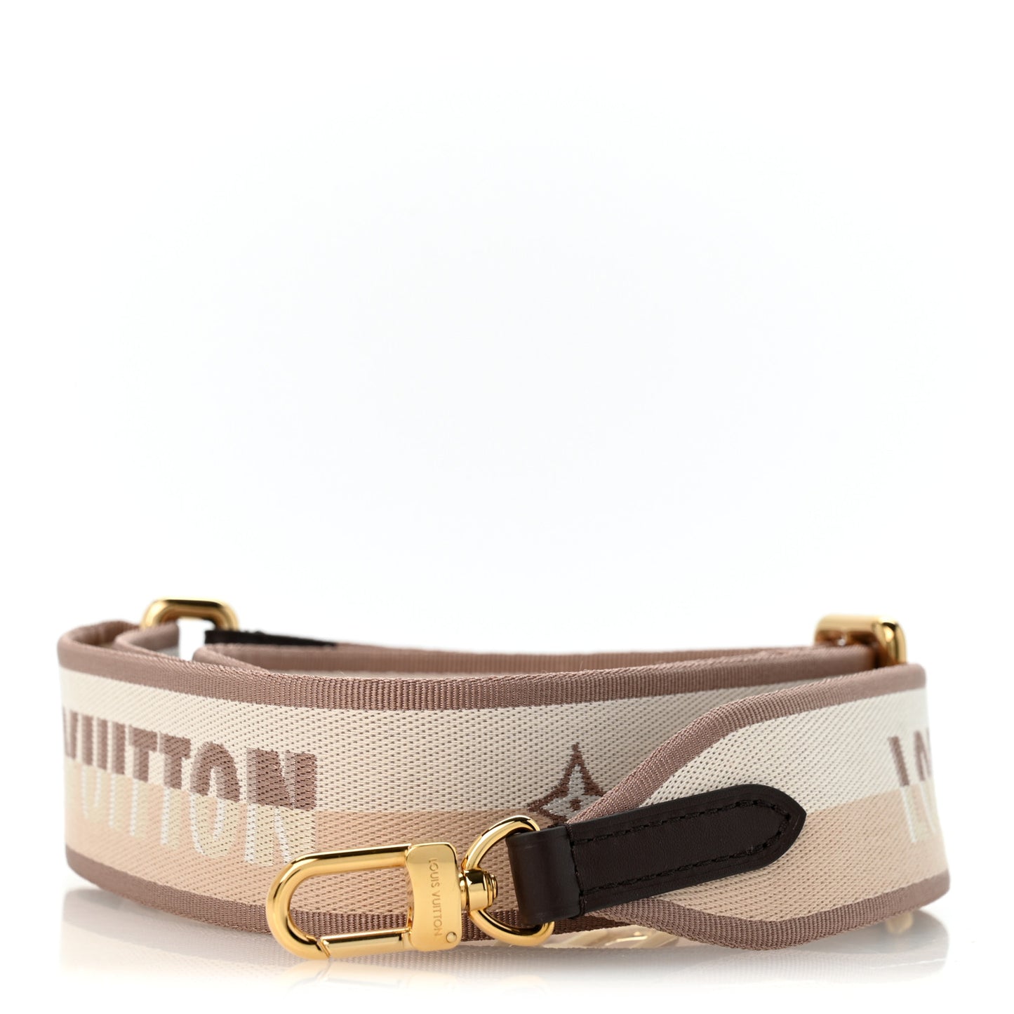 Jacquard Speedy Bandouliere 20 Shoulder Strap Beige Brown