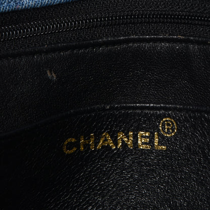 Chanel Denim Quilted Flap Blue 8 of 10