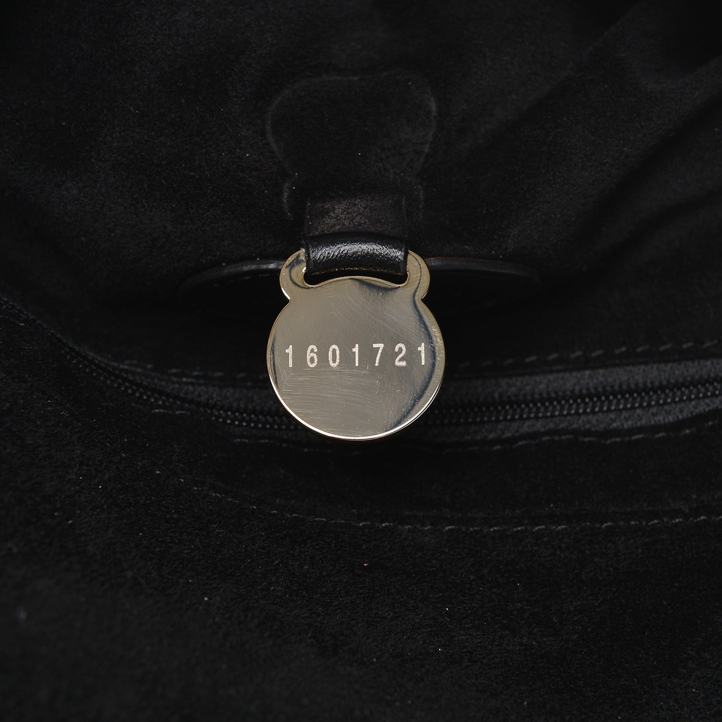 Soft Spongy Calfskin Small Lily Flap Black