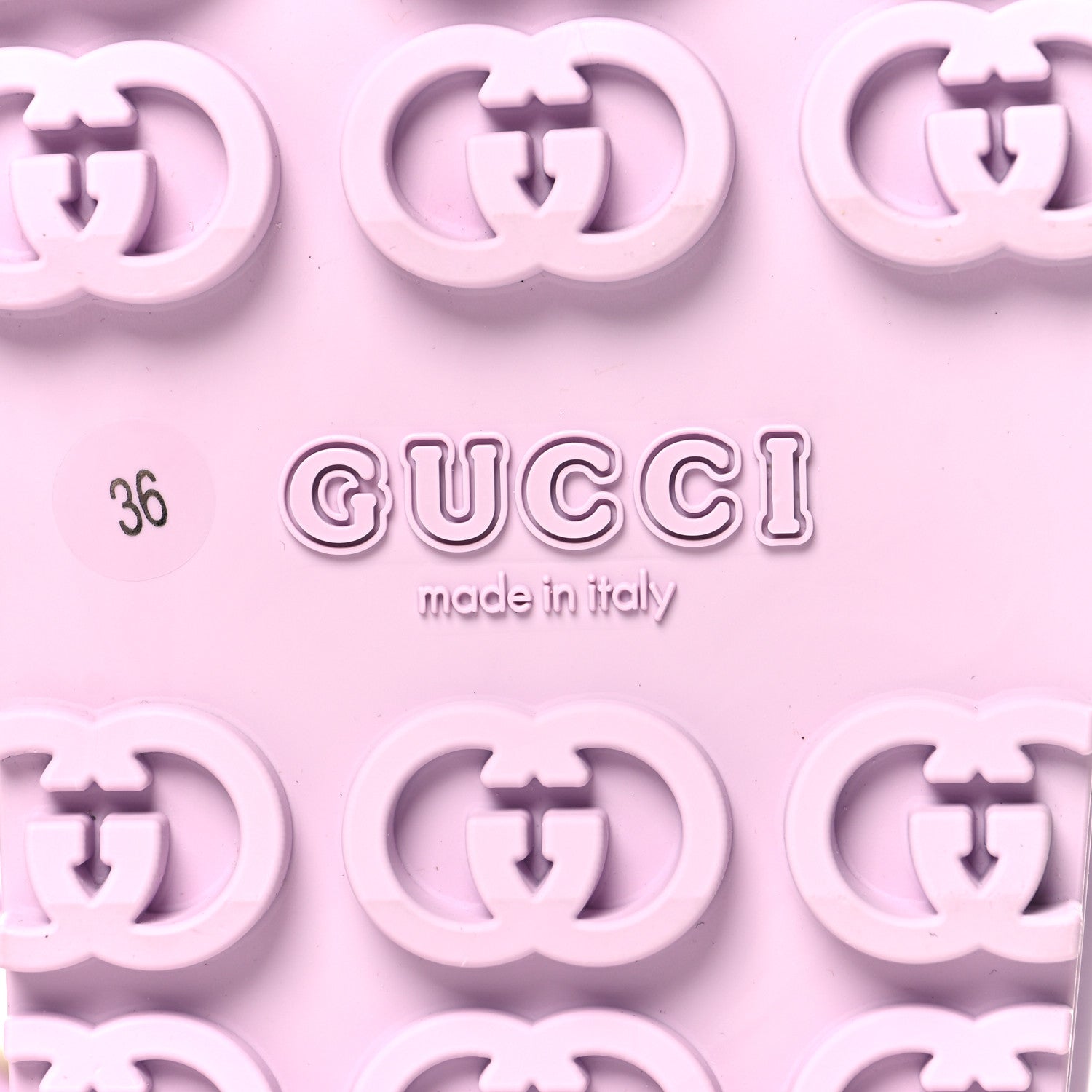 Gucci Soft Rubber Horsebit Touch Womens Strapped Sandals 36 Talc Pink 8 of 10
