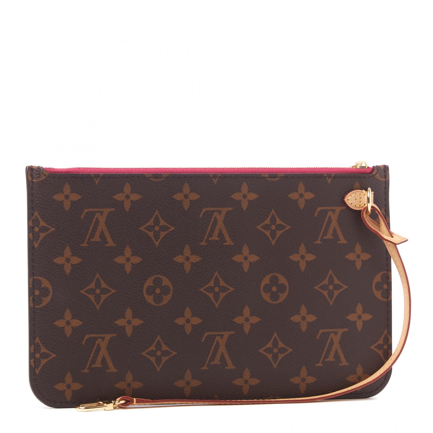 Monogram Neverfull MM GM Pochette Fuchsia