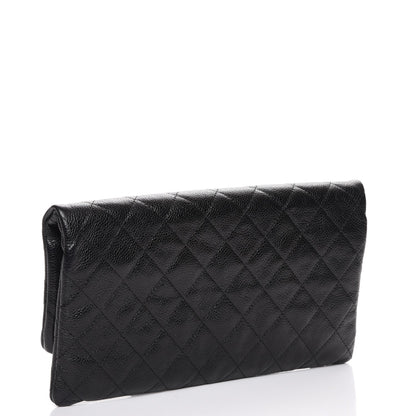 Chanel Caviar Quilted CC Beauty Clutch Black 3 of 9