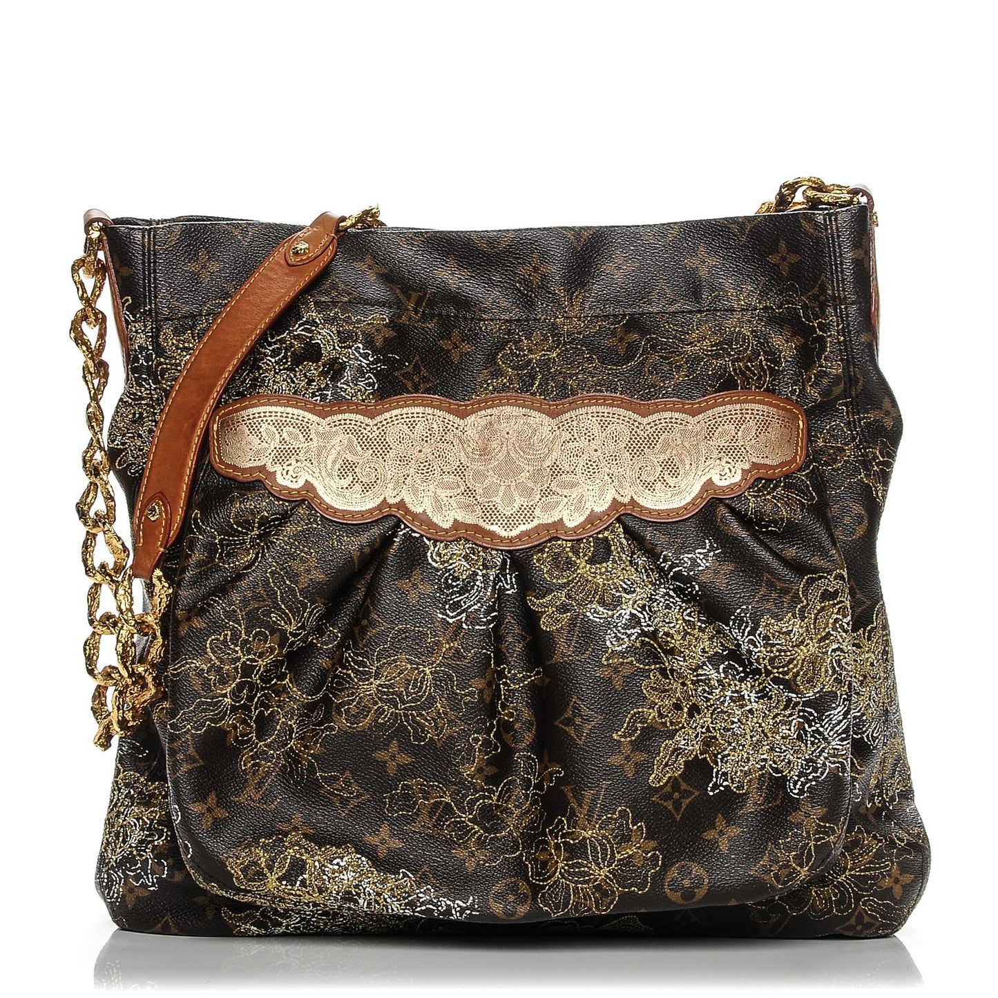 Monogram Dentelle Fersen Gold