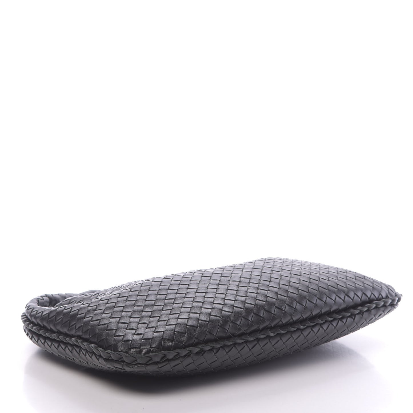 Nappa Intrecciato Medium Veneta Hobo Black