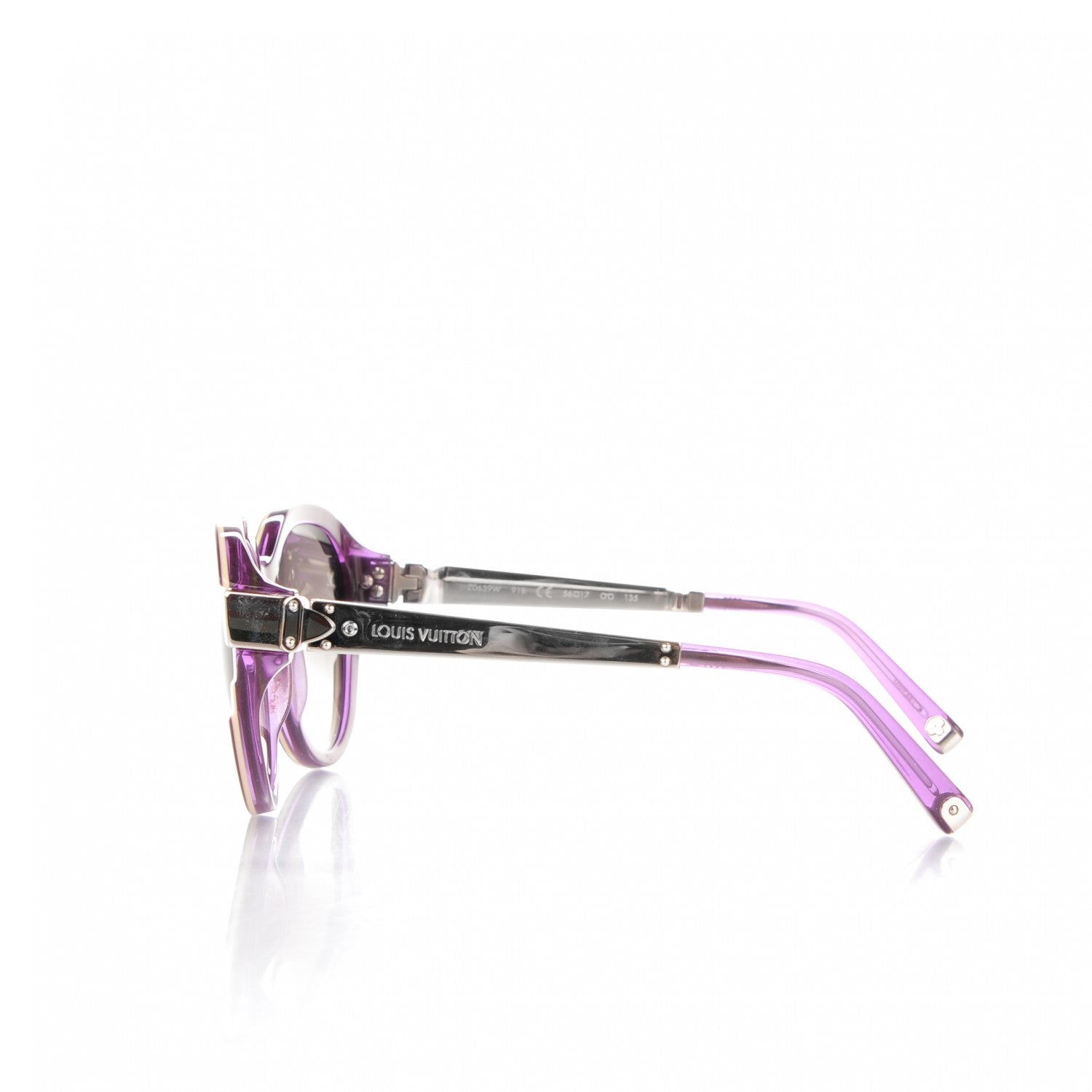 Louis Vuitton Petit Soupcon Cat Eye Sunglasses Z0639W Violet 2 of 5