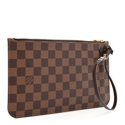Louis Vuitton Damier Ebene Neverfull MM GM Pochette 3 of 9