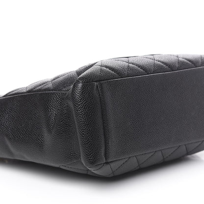 Chanel Caviar Quilted Petit Shopping Tote PST Black 7 of 11
