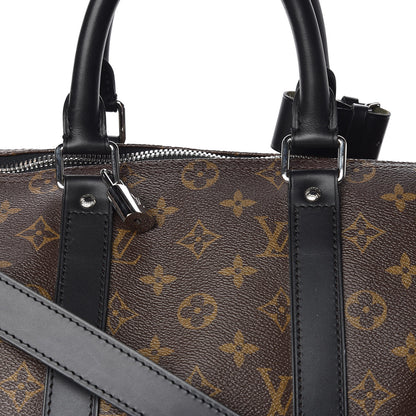 Louis Vuitton Monogram Macassar Keepall Bandouliere 45 8 of 11