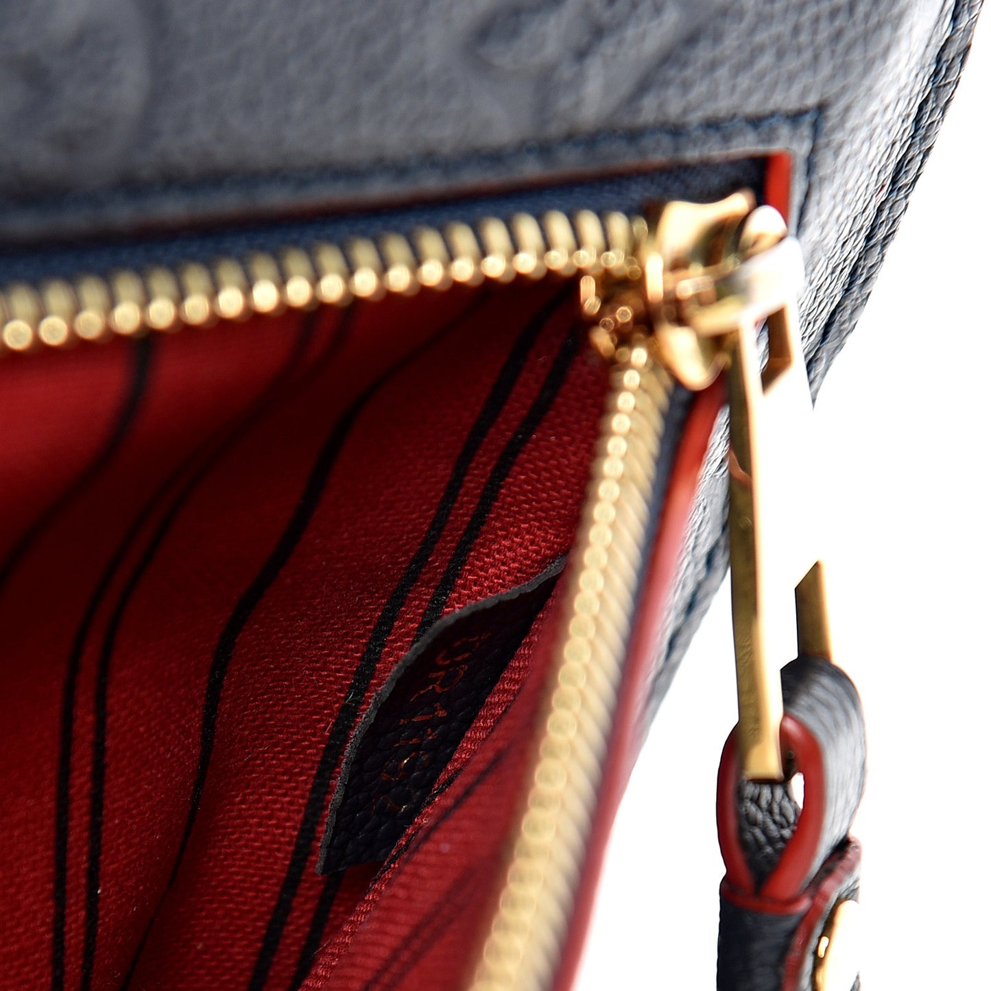 Empreinte Pochette Metis Marine Rouge