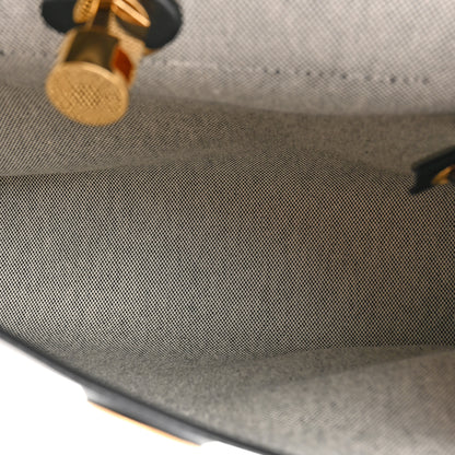 Hermes Toile H Berline Vache Hunter Herbag Zip PM 31 Black Ecru 6 of 13