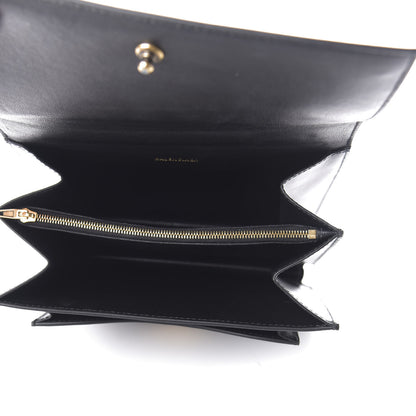 Balenciaga Box Calfskin S Sharp Chain Shoulder Bag Black 6 of 10