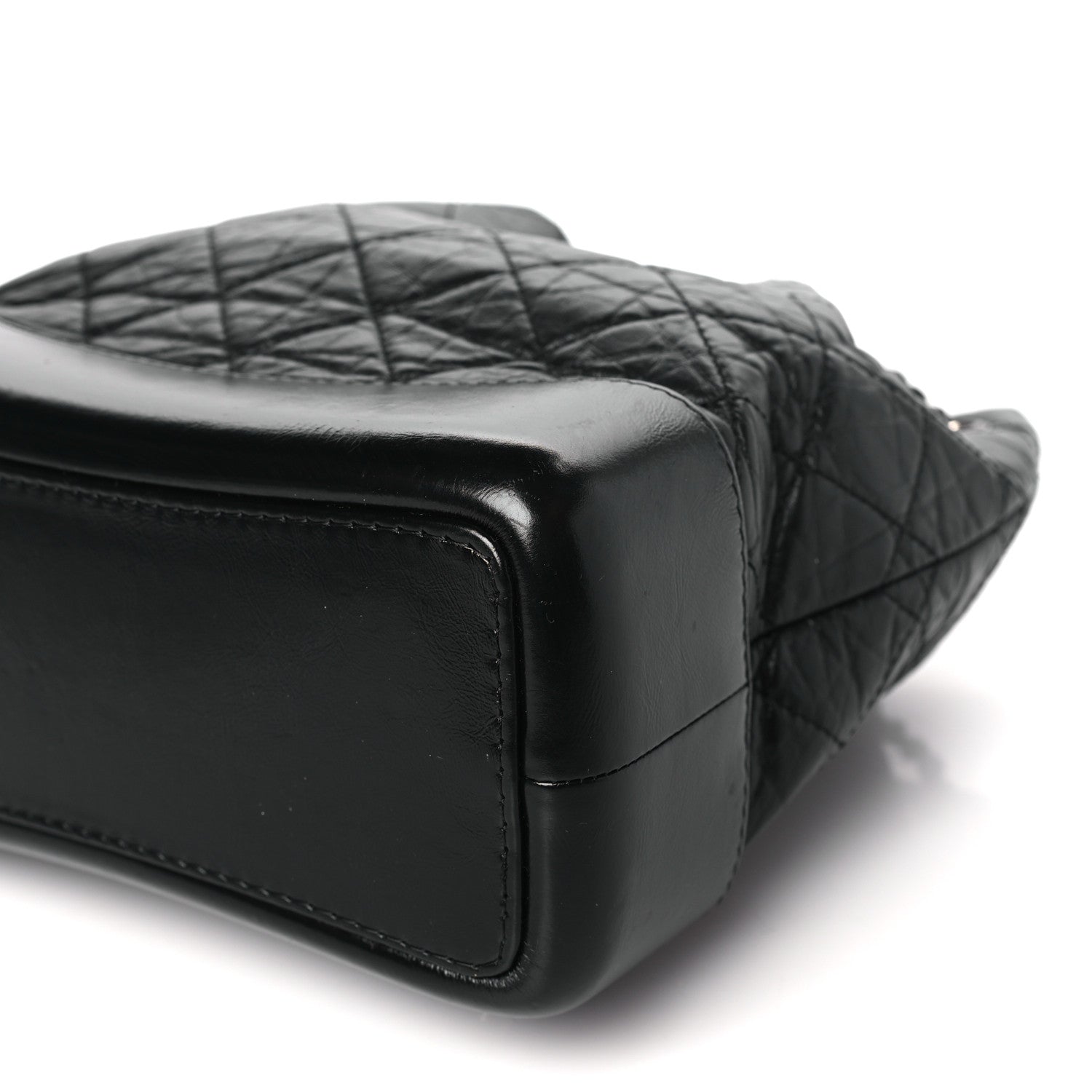 Chanel Aged Calfskin Quilted Small Gabrielle Backpack Black 10 of 10