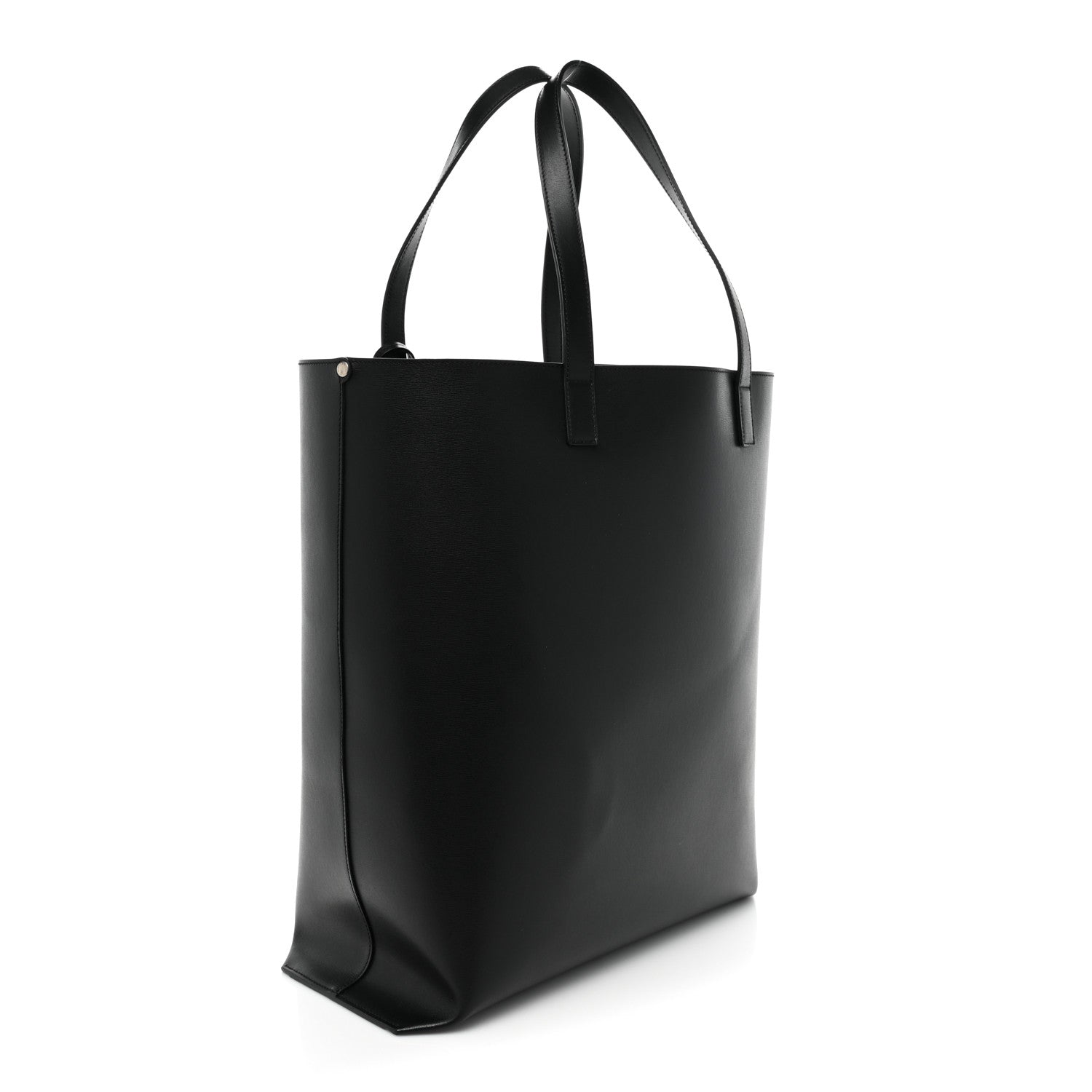 Saint Laurent Calfskin Medium Shopper Tote Black 4 of 13
