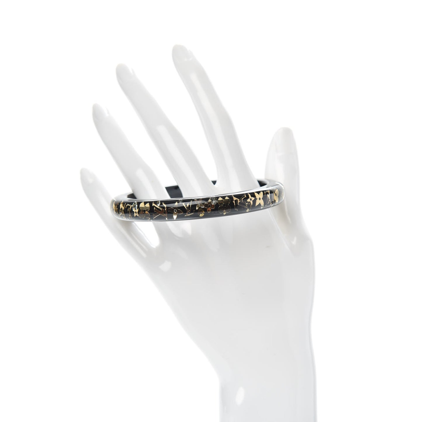 Resin Swarovski Medium Inclusion Bracelet PM Black