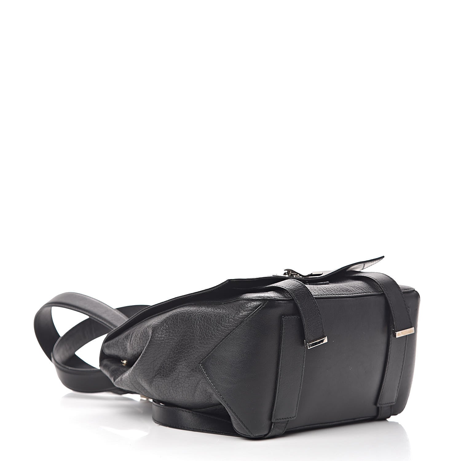 Proenza Schouler Pebbled Calfskin PS Courier Backpack Black 4 of 14