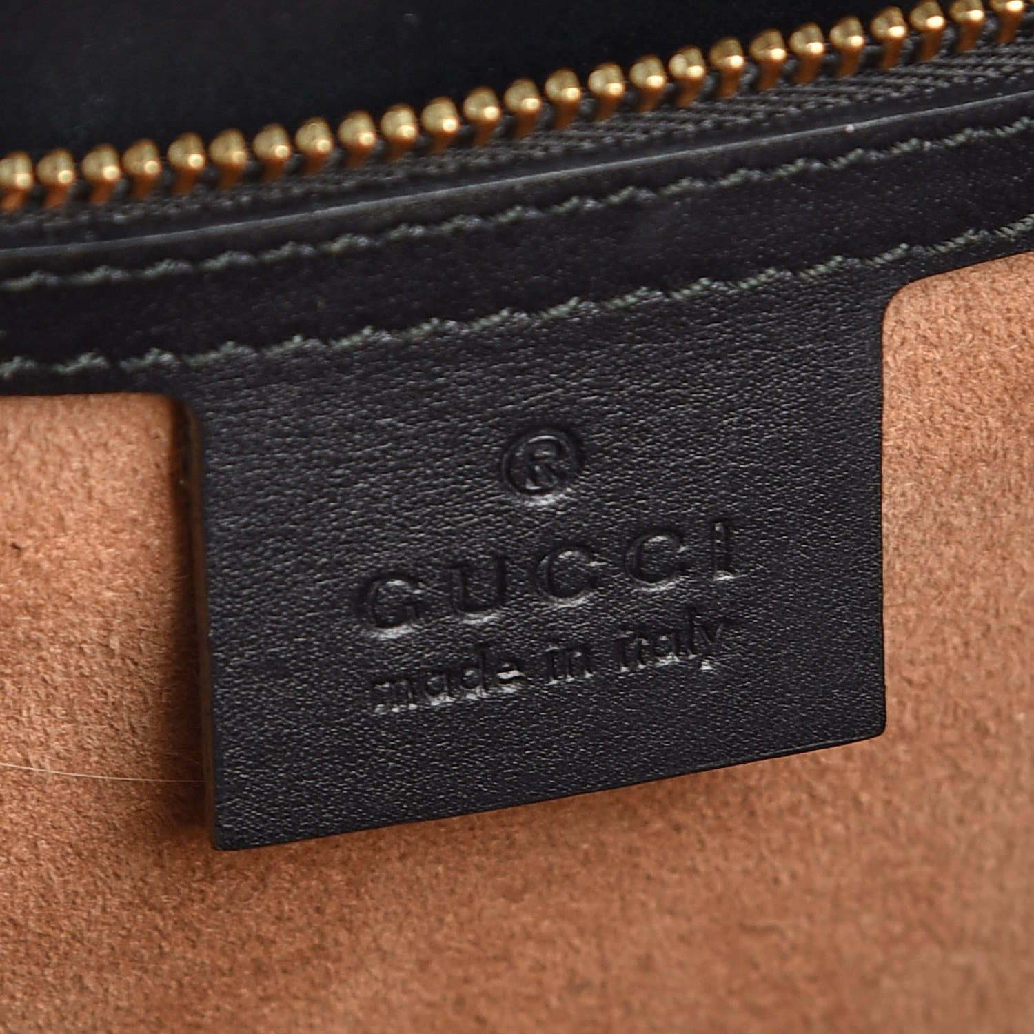 Gucci Calfskin Medium Sylvie Top Handle Bag Black 6 of 9