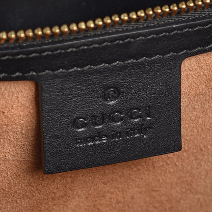 Gucci Calfskin Medium Sylvie Top Handle Bag Black 6 of 9