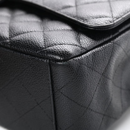 Chanel Caviar Quilted Maxi Double Flap Black 11 of 13