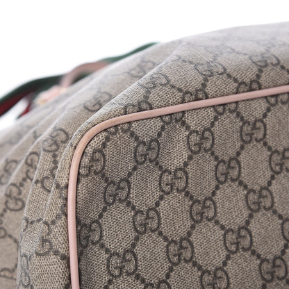 Gucci GG Supreme Monogram Diaper Bag Pink 18 of 21