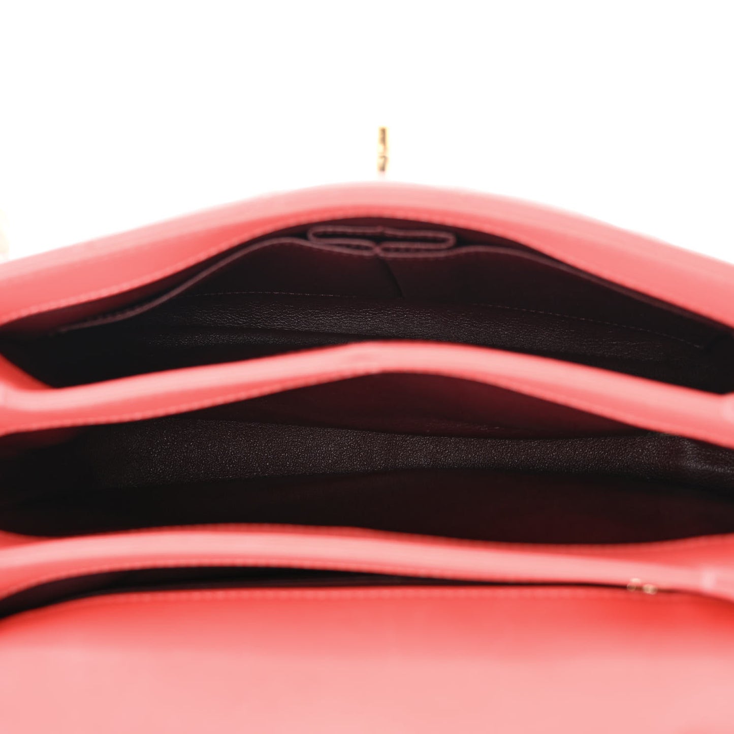 Lambskin Quilted Small Trendy CC Flap Dual Handle Bag Pink
