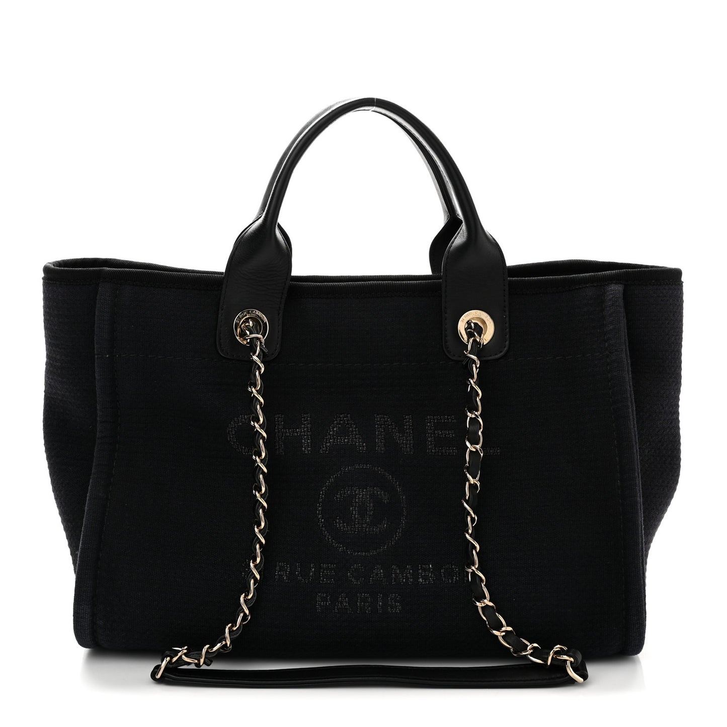Mixed Fibers Small Deauville Tote Black