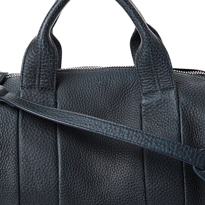 Alexander Wang Pebbled Thermo-Reactive Lambskin Rocco Poseidon Galaxy Blue Silver Hardware 6 of 12