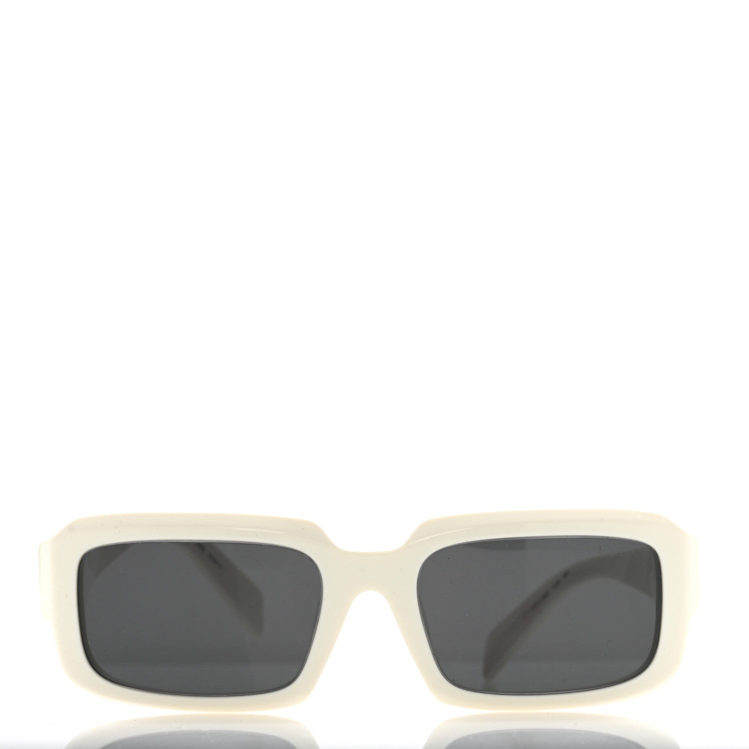 Prada Acetate Symbole Sunglasses SPR 17K White 2 of 8