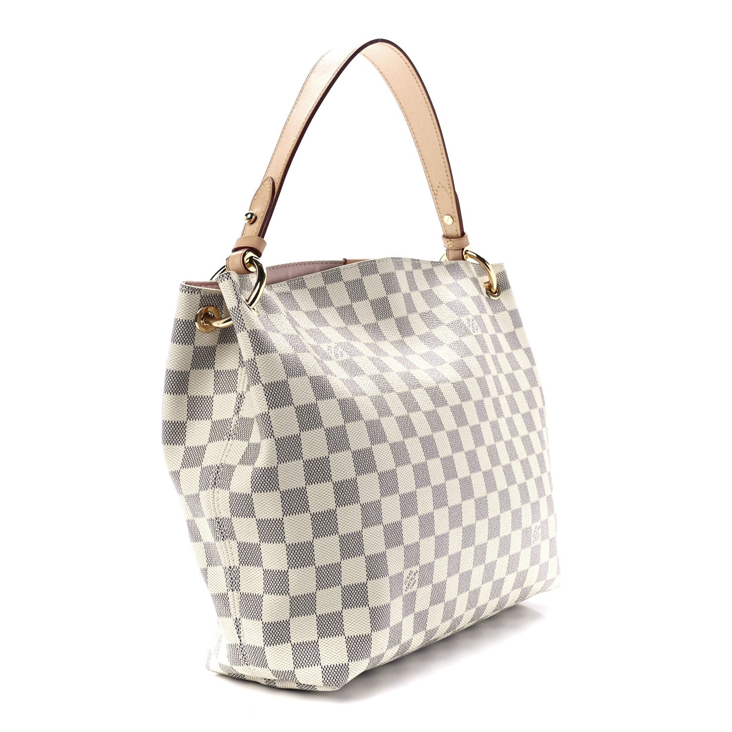 Louis Vuitton Damier Azur Graceful PM Rose Ballerine 2 of 13