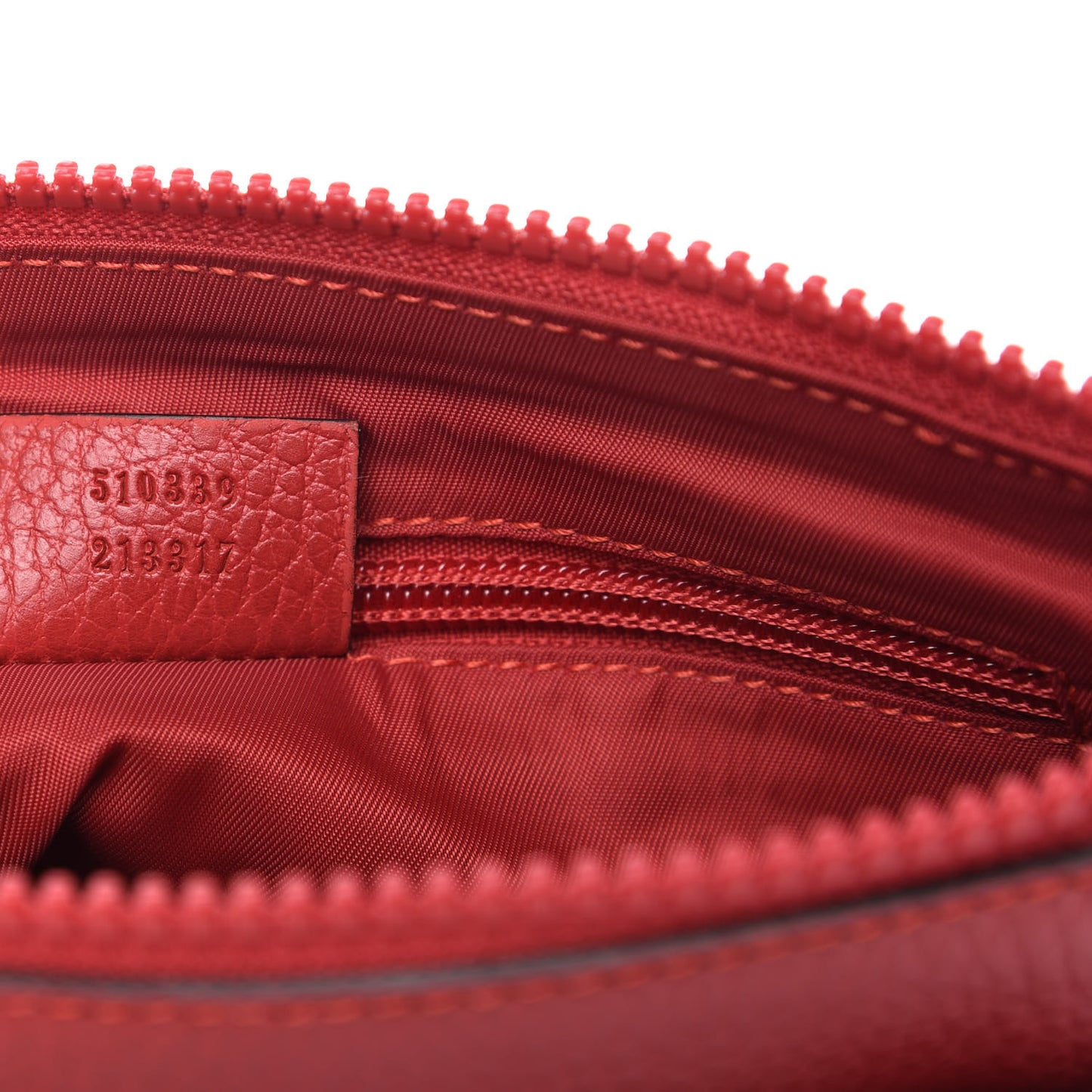Nylon Monogram Dollar Calfskin Small Flat Messenger Bag Vibrant Red