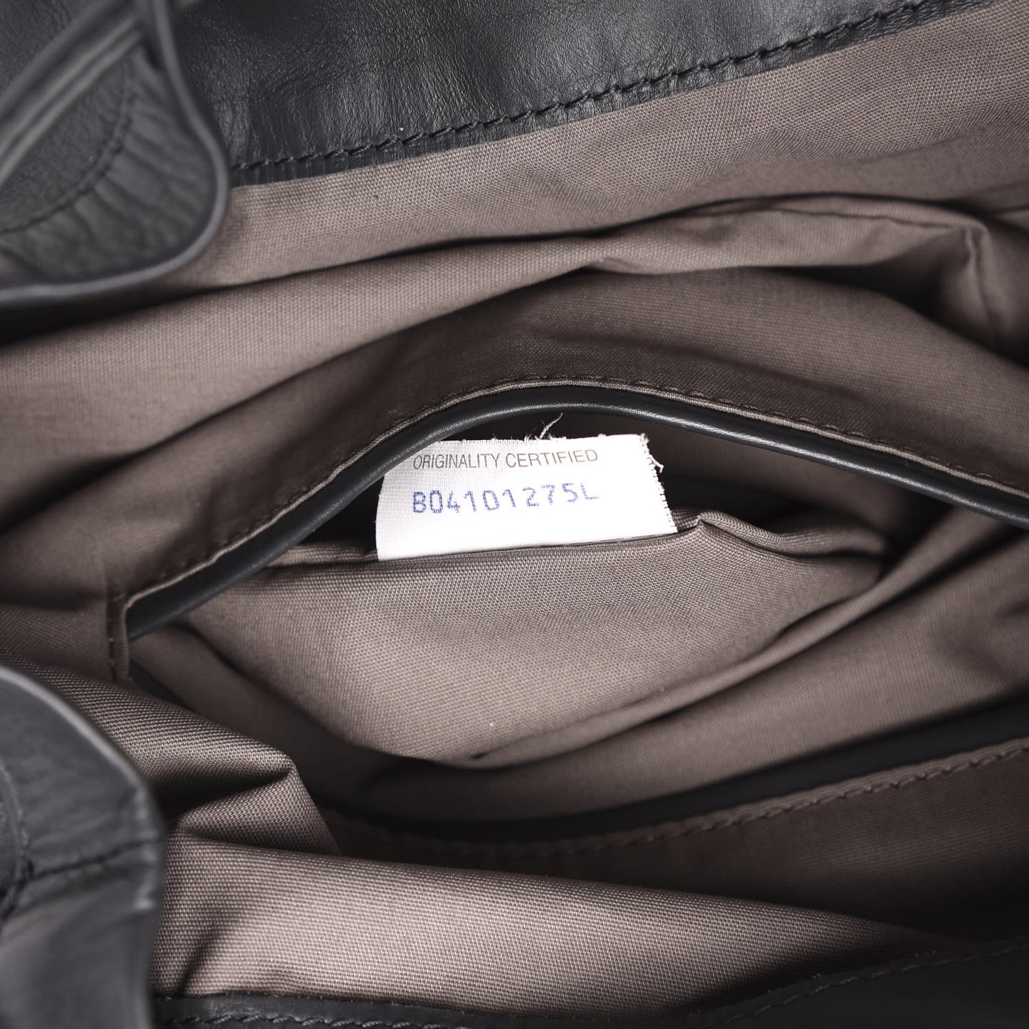 Light Calf Intrecciato Backpack Ardoise