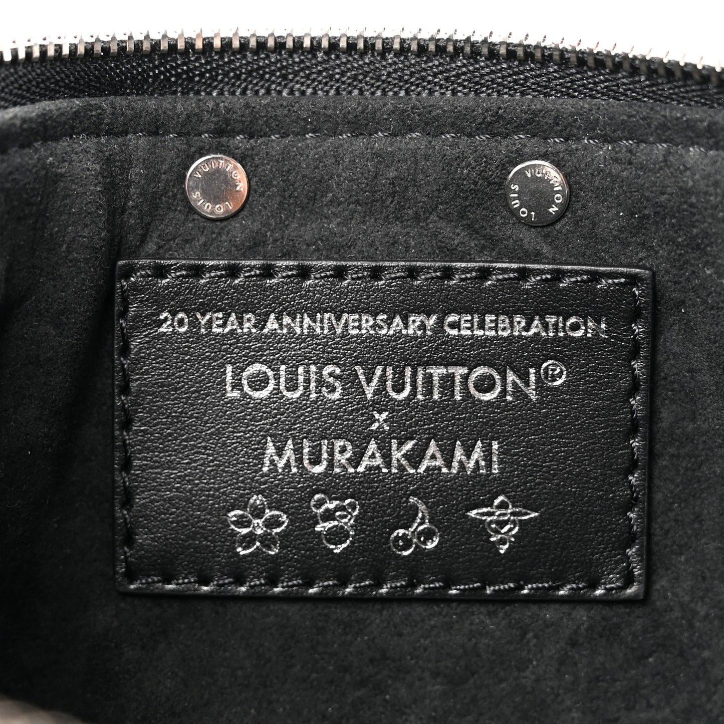 LV X TM Monogram Multicolor Pochette Accessories Black