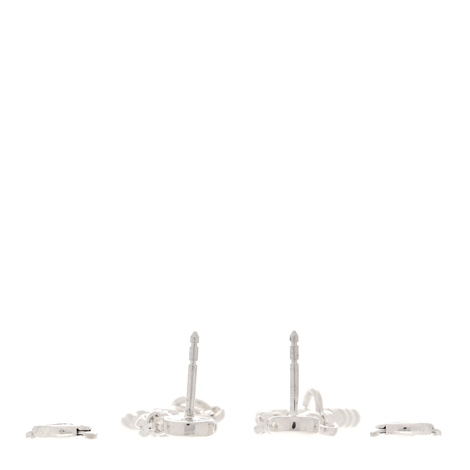 Hermes Sterling Silver Alea II Dangle Earrings 3 of 5
