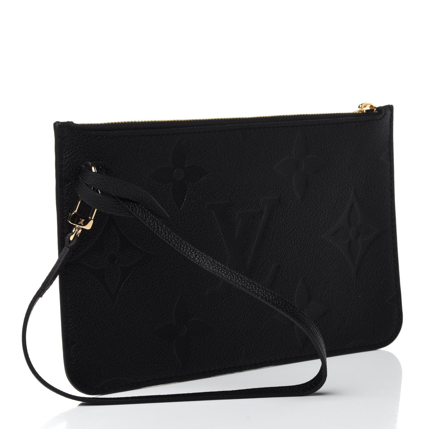 Louis Vuitton Empreinte Monogram Giant Neverfull MM Pochette Black 2 of 4