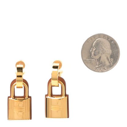 Hermes Swift O'Kelly Earrings Gold 2 of 6