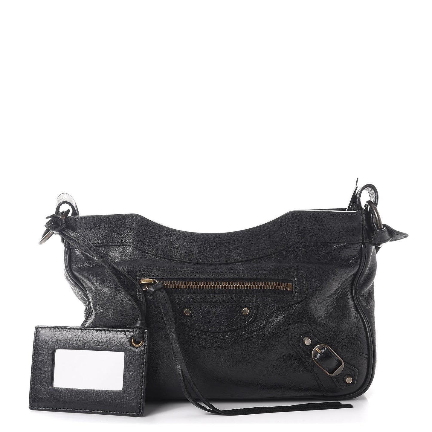 Agneau Classic Hardware Hip Black