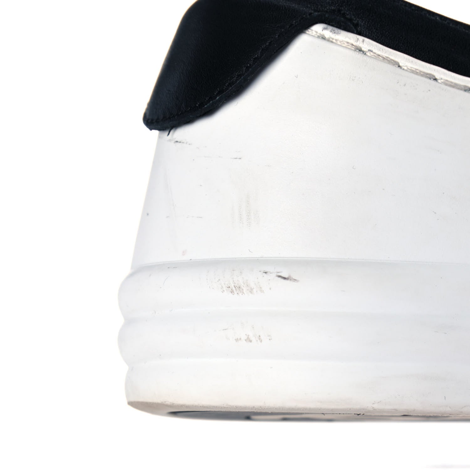 Chanel Calfskin Womens CC Sneakers 39 Black White 10 of 11