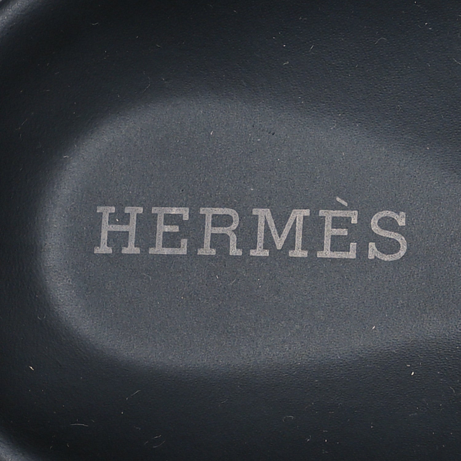 Hermes Calfskin Womens Chypre Sandals 37 Black 7 of 8