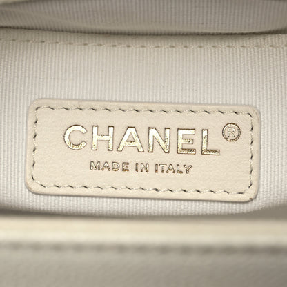 Chanel Caviar Quilted Medium Boy Flap White 6 of 11
