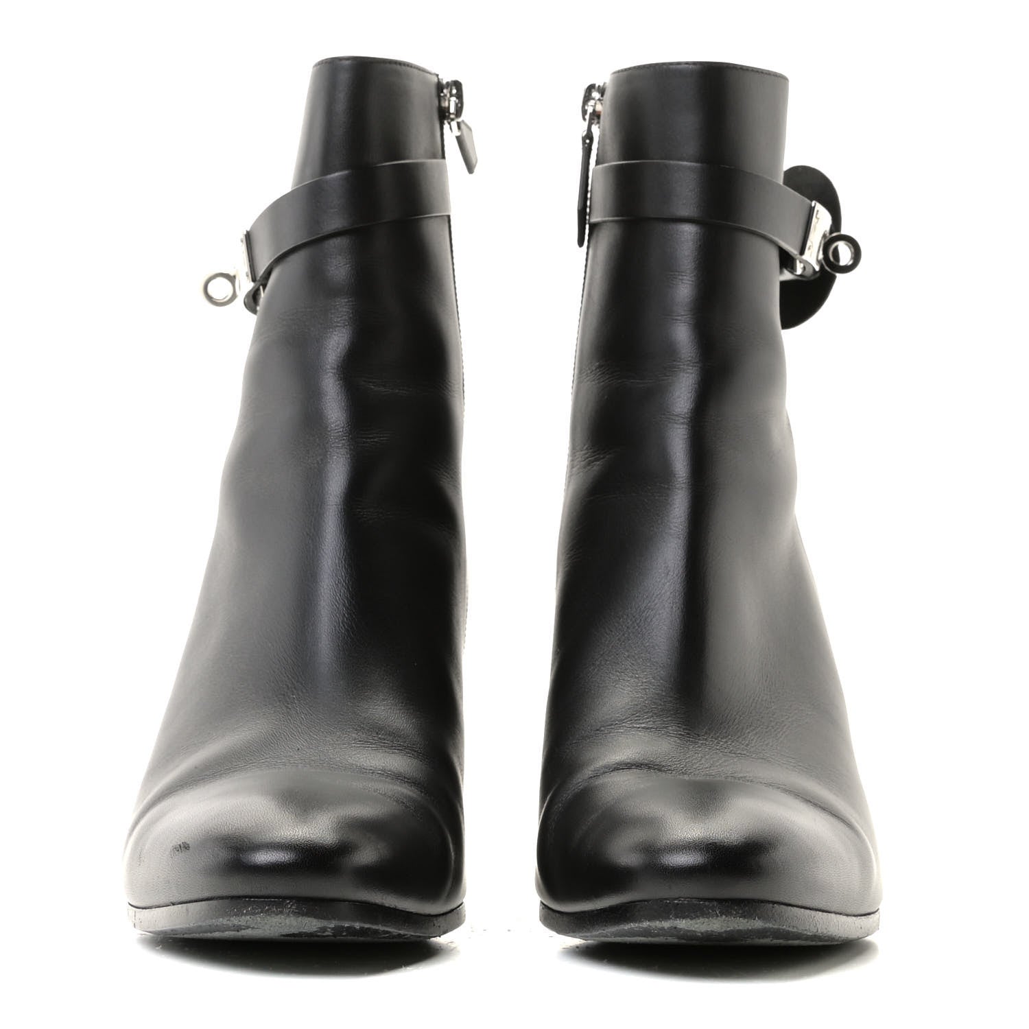 Hermes Calfskin Saint Germain Ankle Boots 40 Black 3 of 28