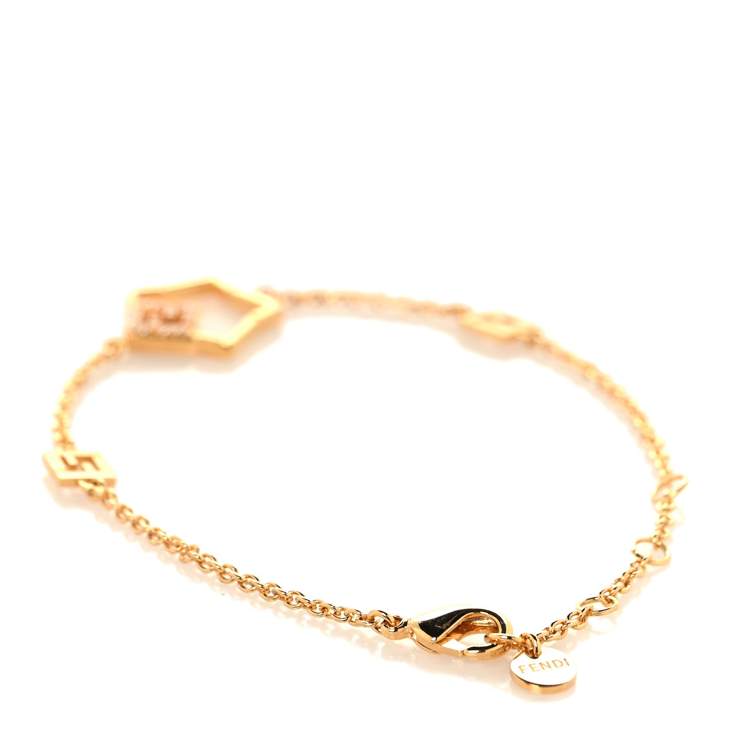 Fendi Metal Crystal F is Fendi Bracelet Gold 3 of 5