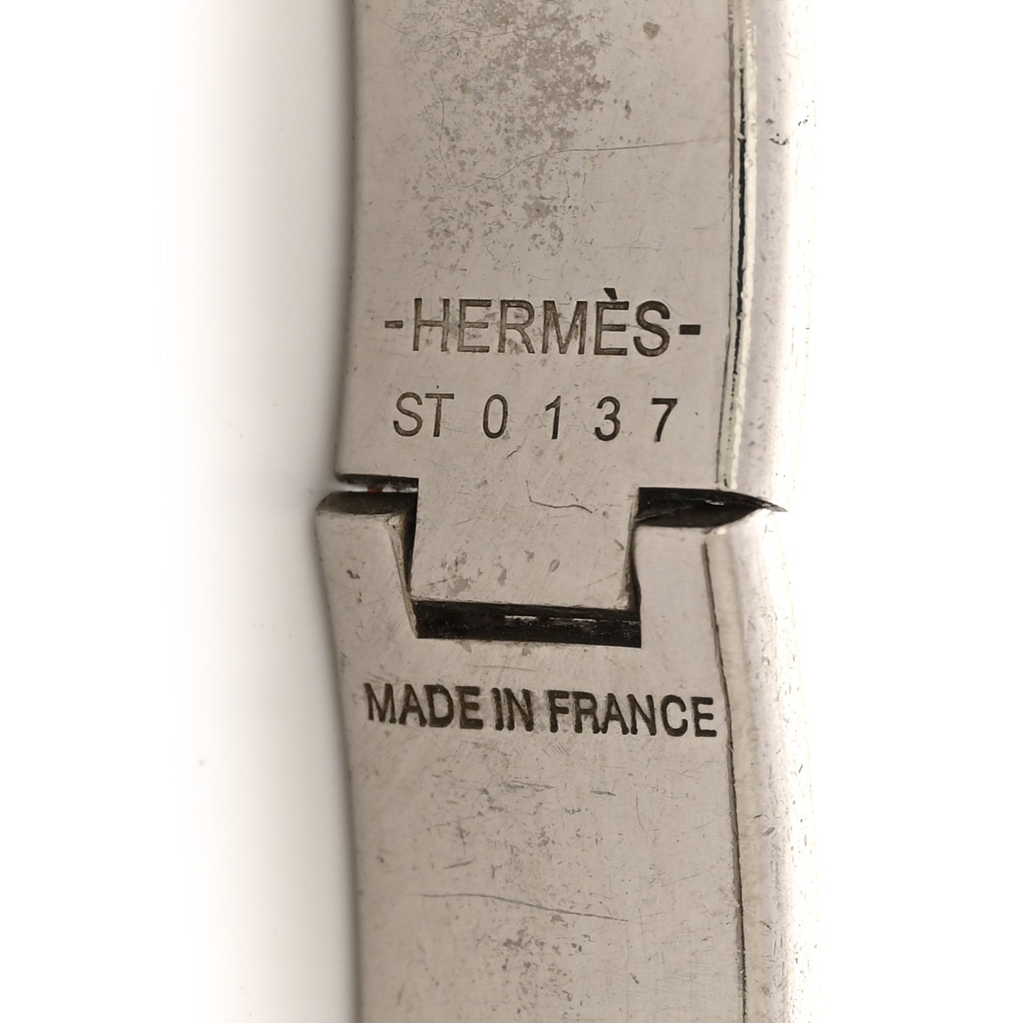Matte Enamel Narrow Clic Clac H Bracelet PM Ardoise