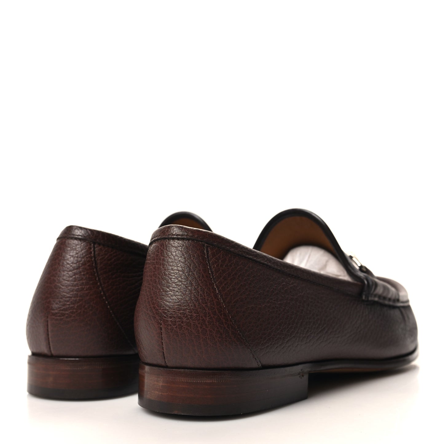 Road Calfskin Mens Horsebit Loafers 7.5 Brown