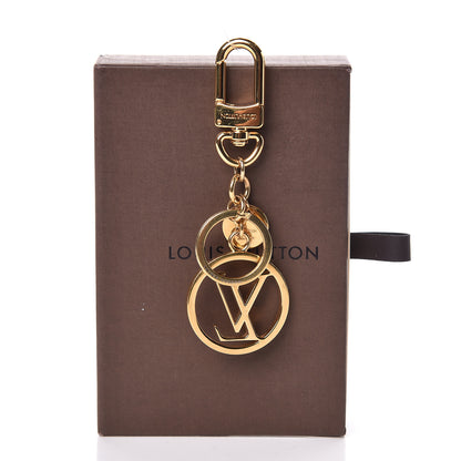 Louis Vuitton LV Circle Bag Charm Key Holder Gold 3 of 3